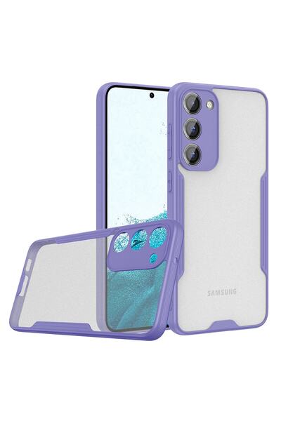 ZM STORE Samsung Galaxy S23 Plus Case Frosted Transparent Parfait Cover with ...
