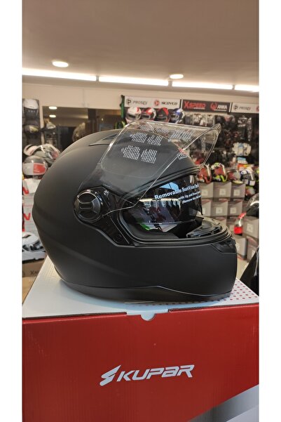 Xspeed Kupar 907 Mat Siyah Full Face Motosiklet Kaskı Ece Ve Dot Belgeli
