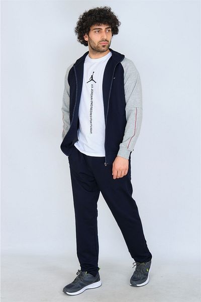TRENDHİLL Σετ ανδρικής φόρμας από βαμβακερό ύφασμα 201507