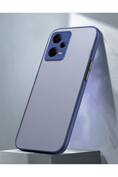 Nezih Case Xiaomi Redmi Note 12 Pro 5g Uyumlu Renkli Kenarlı Mat Silikon Kılı...