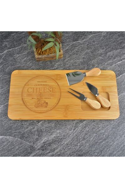 Tohana Bamboo Cheese Presentation Plate