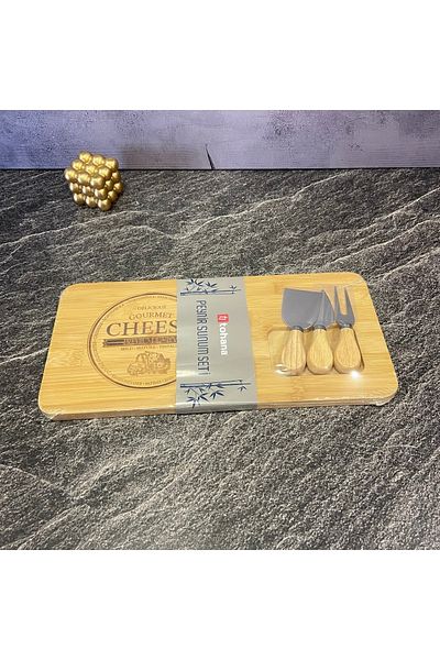 Tohana Bamboo Cheese Presentation Plate