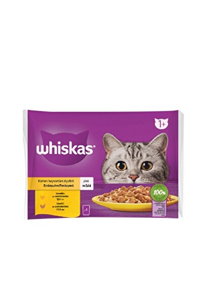 Whiskas Kümes Hayvanlı Seçim Poşet Yaş Mama 4 Lü Pouch X 5 Paket
