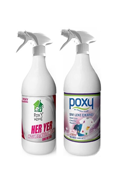 Poxy Her Yer 1 Lt & Sıvı Leke Çıkarıcı 1 Lt