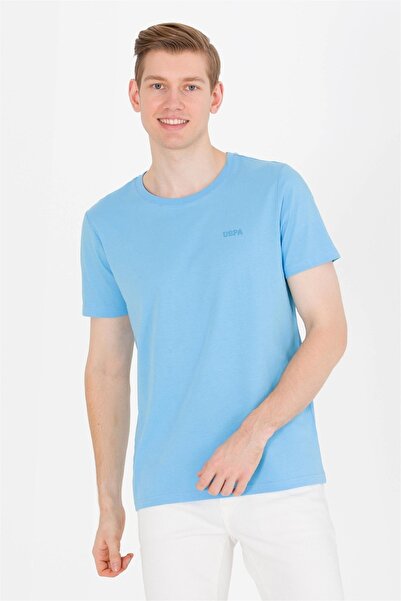 U.S. Polo Assn. Tricou turcoaz pentru bărbați Basic