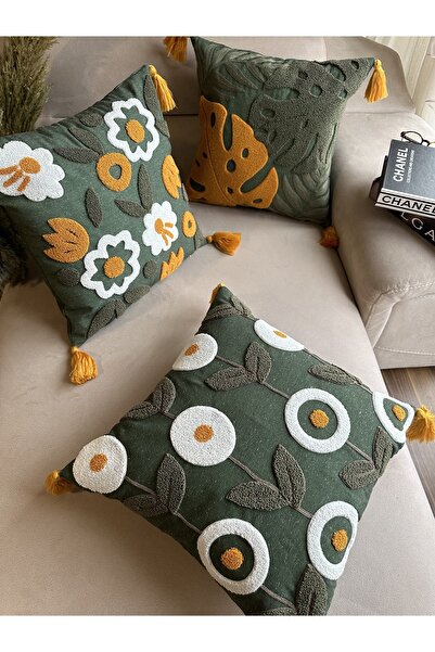 en gözde home 3 наволочки з вишивкою Punch