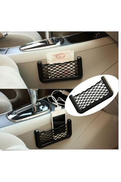 Bunyon Torpedo Adhesive Mesh with In-Car Mesh Practical License Pocket Organizer with Adhesive Mesh for Phone