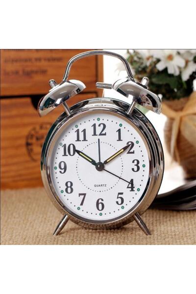 keyfim shop Dekoratif Büyük Boy Masa Üstü Işıklı Çalar Saat