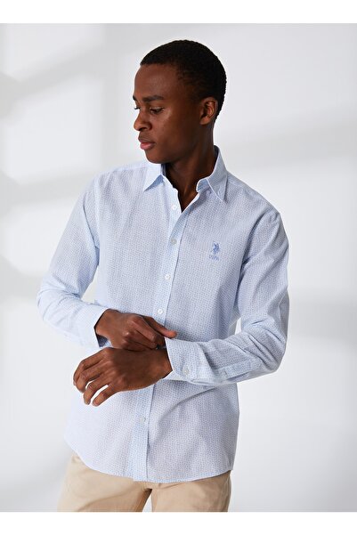 U.S. Polo Assn. Cămașă Albastră - Croială Xs