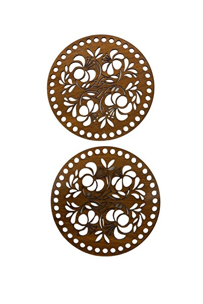 aladepo قاعدة شنطة خشب 15 سم جوز دبل وجه 3 مم ام دي اف