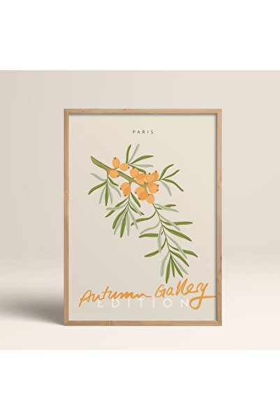 HOMEPACK Εικόνα με φυσικό ξύλινο πλαίσιο Εικονογραφημένη αφίσα Καλλιτεχνική μ...