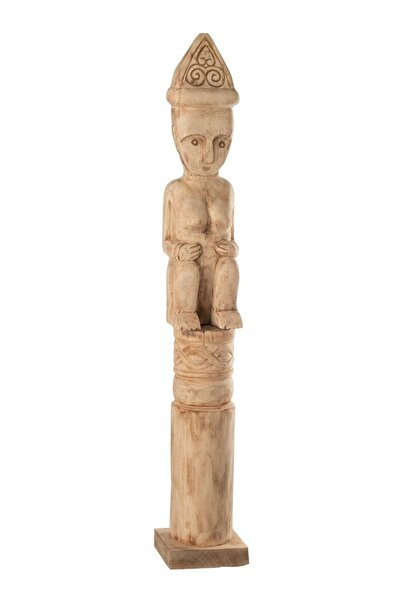 Laromita Decoration Kaide Üstünde Etnic Figür / Oturan
