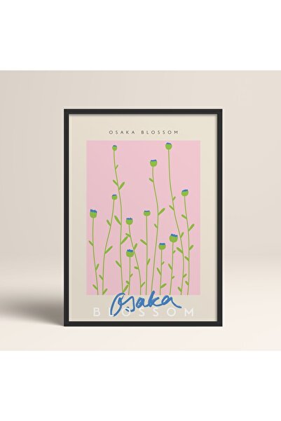 HOMEPACK Crna slika u drvenom okviru, uokviren poster, umetnički moderni zidn...