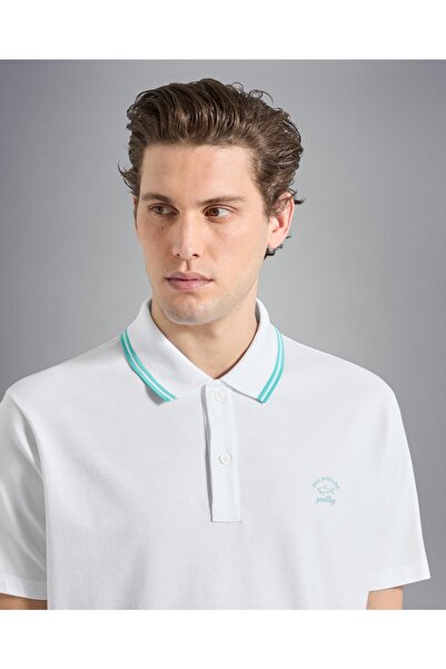 PAUL&SHARK Ανδρικό πλεκτό πουκάμισο πόλο C.w. Βαμβακερό μπλουζάκι