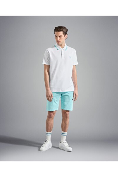 PAUL&SHARK Ανδρικό πλεκτό πουκάμισο πόλο C.w. Βαμβακερό μπλουζάκι