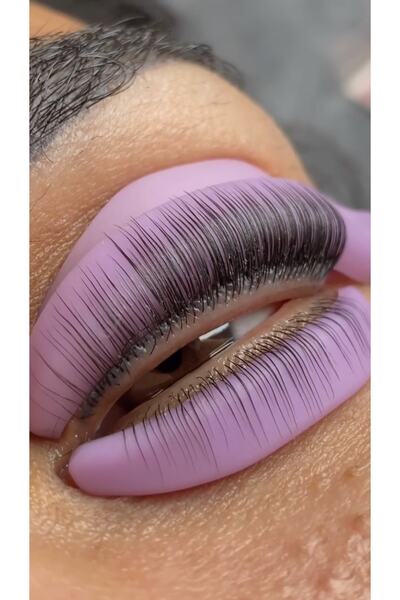 Lush Studio Kirpik Lifting Silikonu L Kıvrım Akıllı Silikon Ped Alt Üst Kirpik Pedi Alt Üst Set Toplam 7 Çift