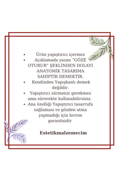 Lush Studio Kirpik Lifting Silikonu L Kıvrım Akıllı Silikon Ped Alt Üst Kirpik Pedi Alt Üst Set Toplam 7 Çift