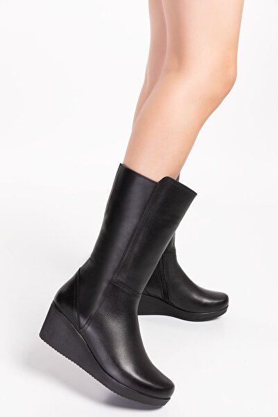 Elile Shoes Hakiki Deri 35 Numaradan 41-42-43-44 Numaraya Kadar Geniş Baldır ...