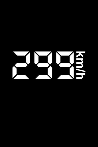 MegaSticker 299 كم/ساعة سيارة، دراجة نارية، خوذة، كمبيوتر محمول، ملصق زجاجي 1...