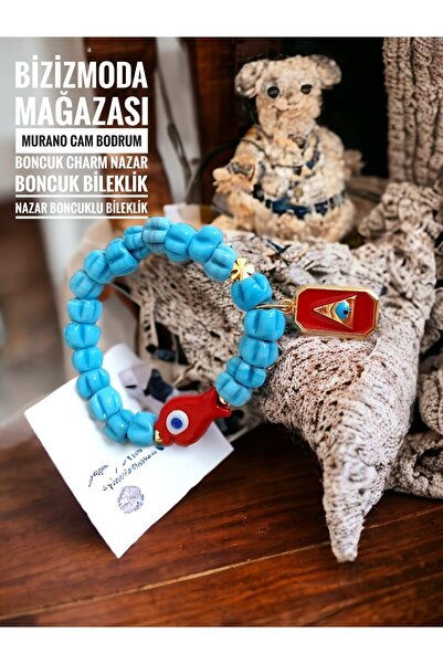 bizizmoda مورانو زجاج الطابق السفلي حبة سحر عين الشر حبة سوار عين الشر مطرز سوار