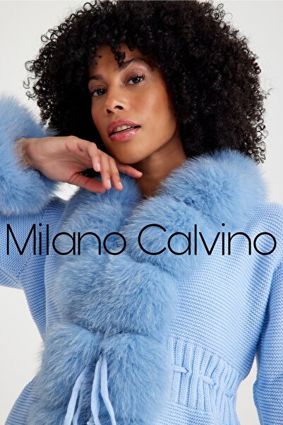 Milano Calvino Kürklü Triko Hırka