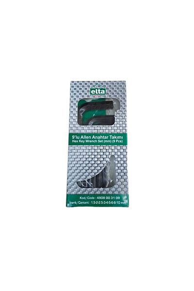 Elta Allen Key Set 9 Pieces