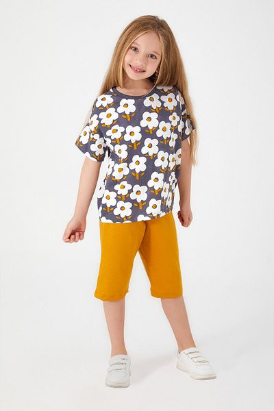 Rolypoly Flower Girl's Capri Set