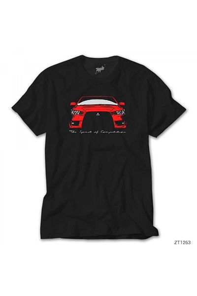 Z zepplin Μπλουζάκι Mitsubishi Evo Red Black