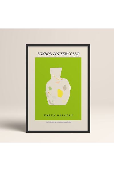 HOMEPACK Tablou cu rama din lemn negru Poster cu rama Decor artistic modern de perete (ABSTRACT03-BLACK)