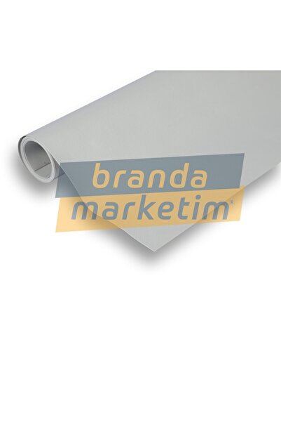 Branda Marketim Polyester Branda Kumaşı-650 Gr/mt2-gri (150 Cm En)