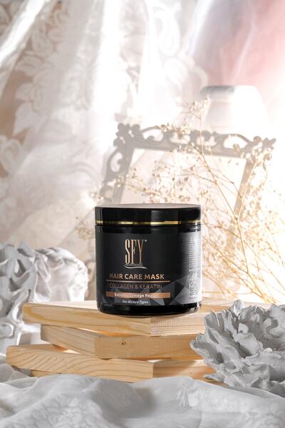 Sfy Professional Onarıcı Saç Bakım Maskesi Keratin Collagen 500 Ml.