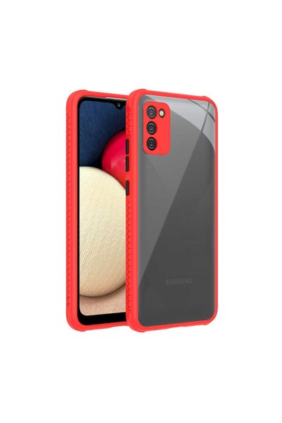 ZM STORE جراب Samsung Galaxy A02s شفاف وشفاف مع زاوية وحماية للكاميرا في الخلف