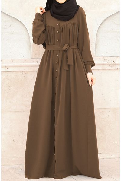 suhneva Ferace Brown with Ahsen Robe