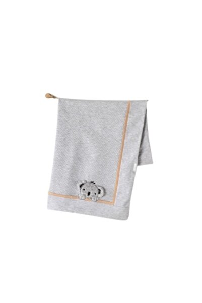 andywawa Ac23181 Koala Baby Blanket Gray Melange 85X85