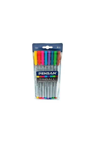 Edding Highlighter E-344 5-Piece Bag and Collet Ballpoint Triball 1 Mm Colored 8-Piece