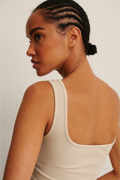 NA-KD Body - Beige - Regular Fit