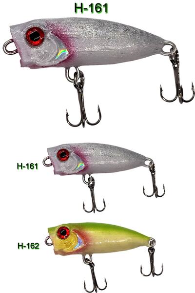 Hergele Balık Hergele Super Popper 3,3g, 40mm, Lrf Su Üstü Maket Sahte Balık ...