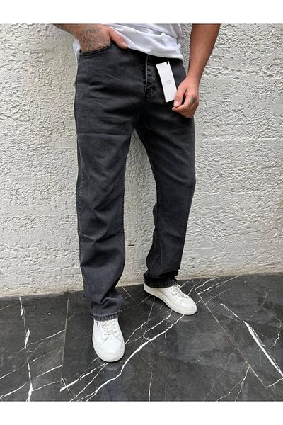 Ser Joven Ανδρικό φαρδύ τζιν παντελόνι Anthracite