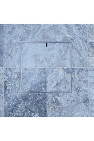GÖKTUĞ Üzeri Mermer Uygulanabilir Aısı 304 Kalite Paslanmaz Makine Daire Kapakları 600x600 Mm