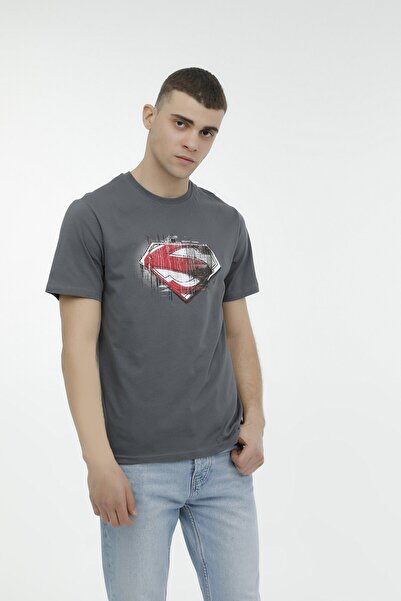 lumberjack Ml Superman 11spdm07 3fx Antrasit Erkek Kısa Kol T-shirt