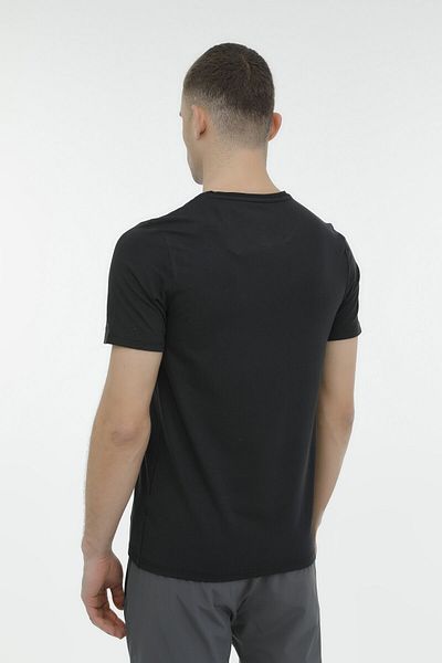 lumberjack M-ct110 Bsc C Nk T-sh 3fx Μαύρο ανδρικό κοντομάνικο μπλουζάκι
