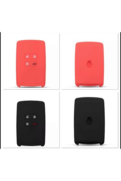 ŞENYILDIZ AKSESUAR قطعتان من حافظة مفاتيح سيليكون كليو 5 ميجان 4 كادجار باللو...