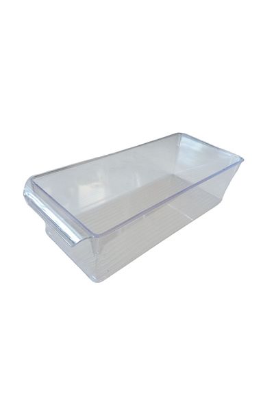 Bahat Refrigerator Transparent Crystal Organizer Fruit Bowl Crisper Storage Container 4.75 Lt