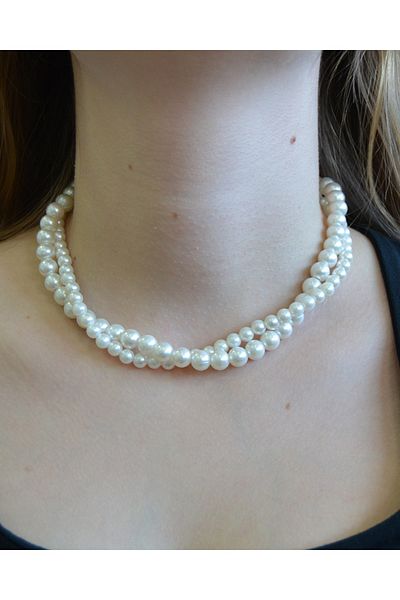 M Miel Women's Pearl Choker