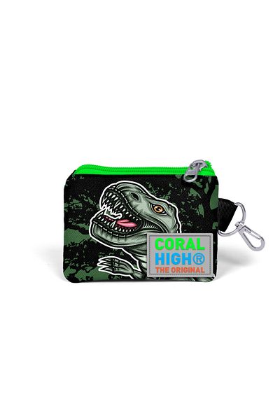 Coral High Детско тъмнозелено портмоне за монети 21825