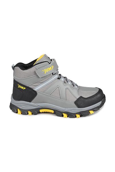 Jump 27790 Velcro Gray - Yellow Unisex Kids Boots Sneakers