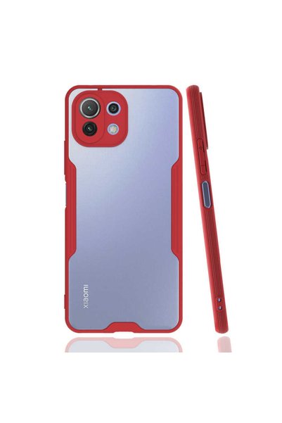 ZM STORE حافظة هاتف Xiaomi Mi 11 Lite مع حماية للكاميرا وغطاء شفاف من الخلف