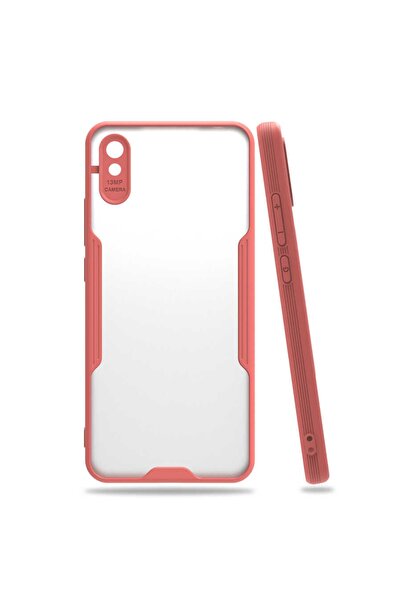 Xiaomi Redmi 9a Case Camera Protected Frosted Transparent Parfait Cover