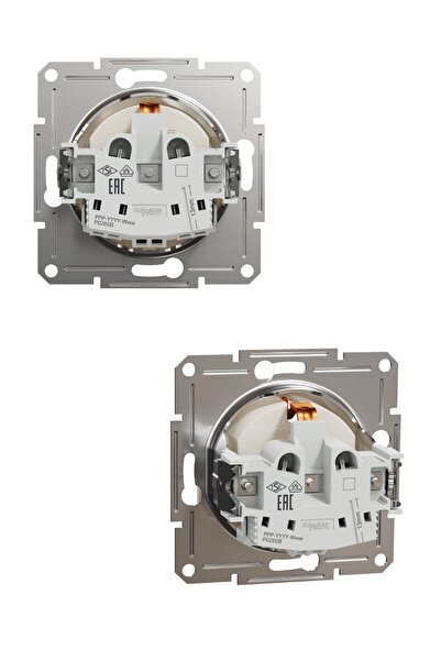 SCHNEIDER Asfora Beyaz Çocuk Korumalı Topraklı Priz (ÇERÇEVELİDİR)