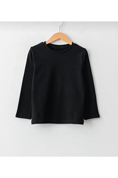 Barss Fashıon Unisex Cotton Crew Neck Basic Long Sleeve Children's T-shirt (5...